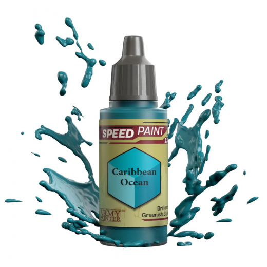 Army Painter: Speedpaint 2.0 - Caribbean Ocean i gruppen SÄLLSKAPSSPEL / Tillbehör / Övriga hos Spelexperten (WP2046)