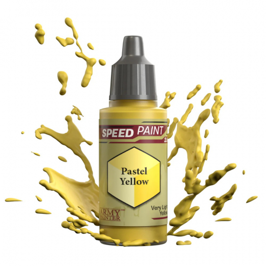 Army Painter: Speedpaint 2.0 - Pastel Yellow i gruppen SÄLLSKAPSSPEL / Tillbehör / Övriga hos Spelexperten (WP2084)