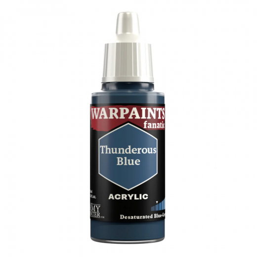 Army Painter: Warpaints Fanatic - Thunderous Blue i gruppen SÄLLSKAPSSPEL hos Spelexperten (WP3014)