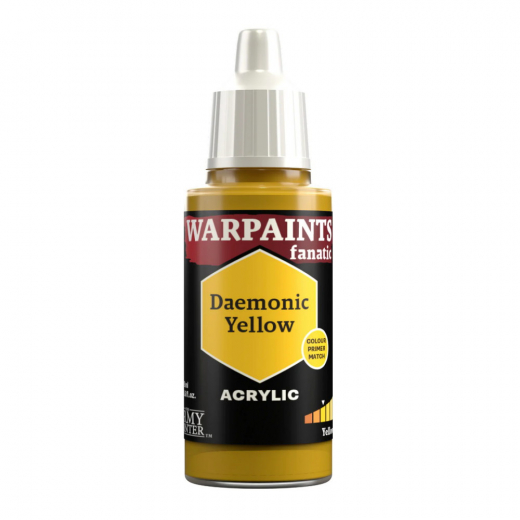 Army Painter: Warpaints Fanatic - Daemonic Yellow i gruppen Nyheter hos Spelexperten (WP3093)
