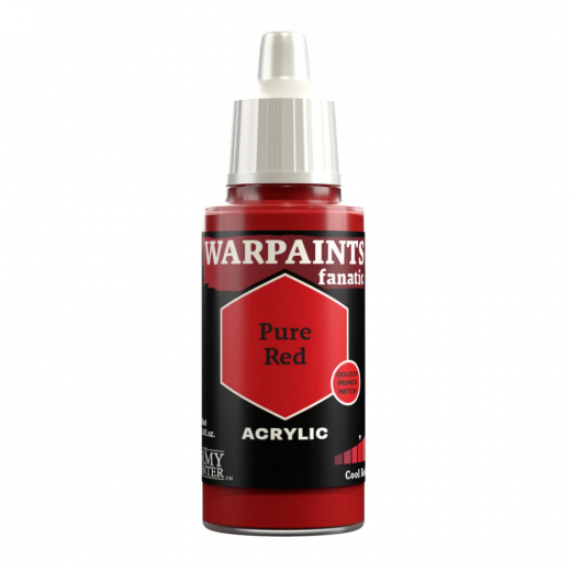 Army Painter: Warpaints Fanatic - Pure Red i gruppen SÄLLSKAPSSPEL hos Spelexperten (WP3118)