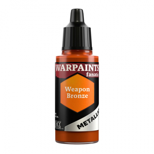 Army Painter: Warpaints Fanatic Metallic - Weapon Bronze i gruppen SÄLLSKAPSSPEL / Tillbehör / Övriga hos Spelexperten (WP3183)