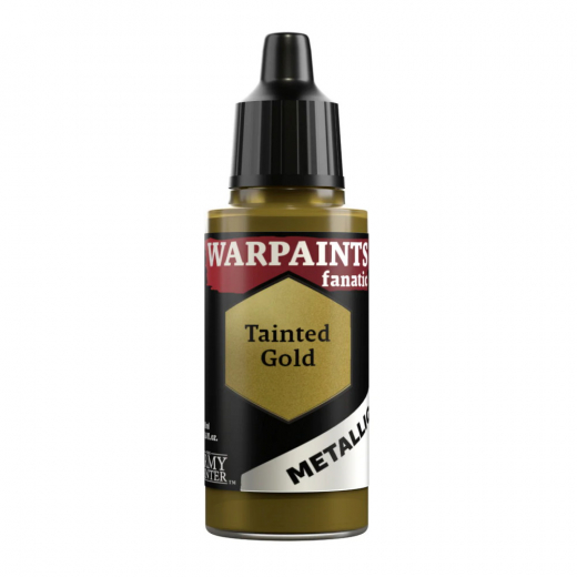 Army Painter: Warpaints Fanatic Metallic - Tainted Gold i gruppen SÄLLSKAPSSPEL / Tillbehör / Övriga hos Spelexperten (WP3187)
