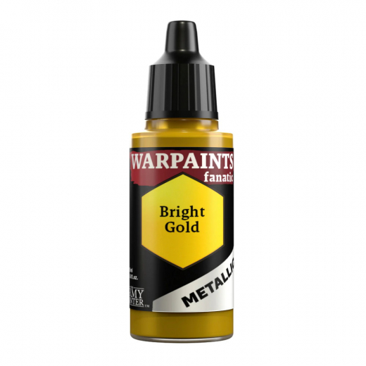 Army Painter: Warpaints Fanatic Metallic - Bright Gold i gruppen SÄLLSKAPSSPEL hos Spelexperten (WP3189)