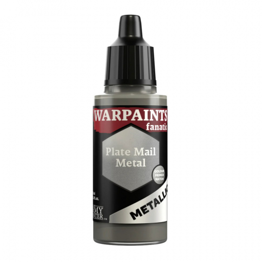 Army Painter: Warpaints Fanatic Metallic - Plate Mail Metal i gruppen SÄLLSKAPSSPEL / Tillbehör / Övriga hos Spelexperten (WP3192)