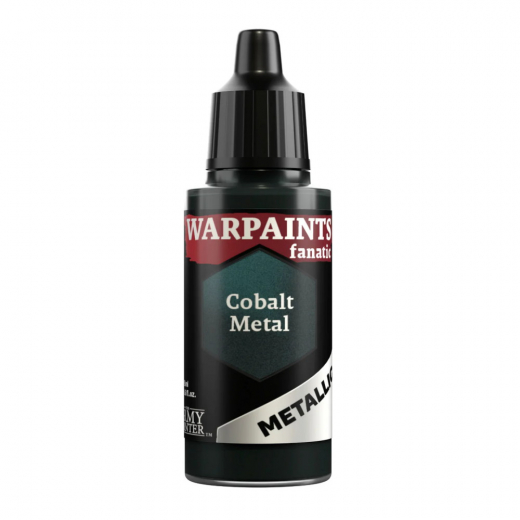 Army Painter: Warpaints Fanatic Metallic - Cobalt Metal i gruppen SÄLLSKAPSSPEL / Tillbehör / Övriga hos Spelexperten (WP3194)