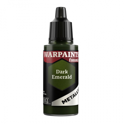Army Painter: Warpaints Fanatic Metallic - Dark Emerald i gruppen SÄLLSKAPSSPEL / Tillbehör / Övriga hos Spelexperten (WP3196)