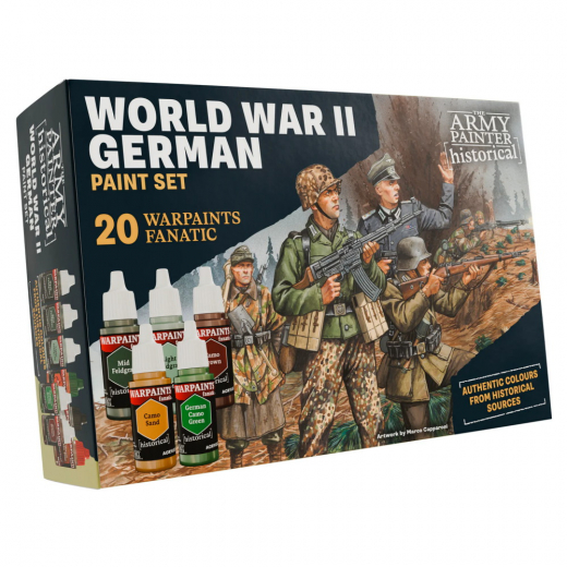 Army Painter: Historical - World War II German Paint Set i gruppen SÄLLSKAPSSPEL / Tillbehör / Övriga hos Spelexperten (WP8083)