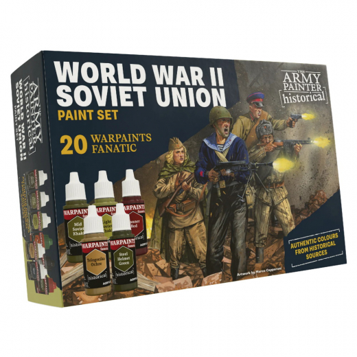 Army Painter: Historical - World War II Soviet Union Paint Set i gruppen SÄLLSKAPSSPEL / Tillbehör / Övriga hos Spelexperten (WP8112)