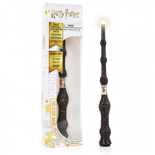 Harry Potter - 18 Cm Elder Lumos Wand i gruppen LEKSAKER / Rollek hos Spelexperten (WS-1130)