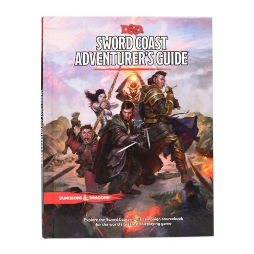 Dungeons & Dragons: Sword Coast Adventurer's Guide i gruppen SÄLLSKAPSSPEL / Rollspel / Dungeons & Dragons hos Spelexperten (WTCB2438)