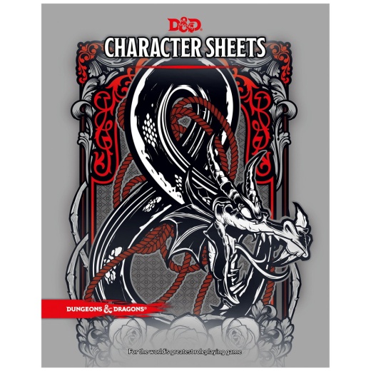 Dungeons & Dragons: Character Sheets i gruppen SÄLLSKAPSSPEL / Rollspel / Dungeons & Dragons hos Spelexperten (WTCC3686)