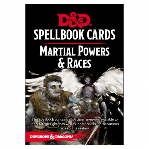 Dungeons & Dragons: Spellbook Cards - Martial Powers & Races i gruppen SÄLLSKAPSSPEL / Rollspel / Dungeons & Dragons hos Spelexperten (WTCC5667)