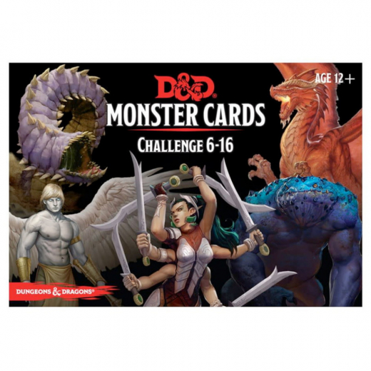 Dungeons & Dragons: Monster Cards - Challenge 6-16 i gruppen SÄLLSKAPSSPEL / Rollspel / Dungeons & Dragons hos Spelexperten (WTCC6283)