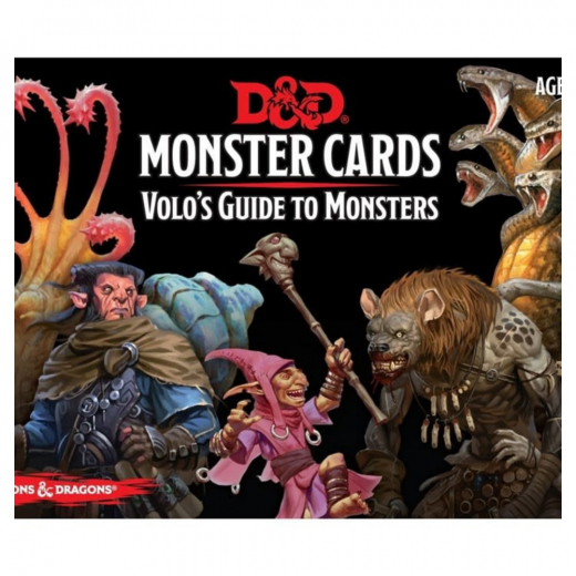 Dungeons & Dragons: Monster Cards - Volo's Guide to Monsters i gruppen SÄLLSKAPSSPEL / Rollspel / Dungeons & Dragons hos Spelexperten (WTCC7227)