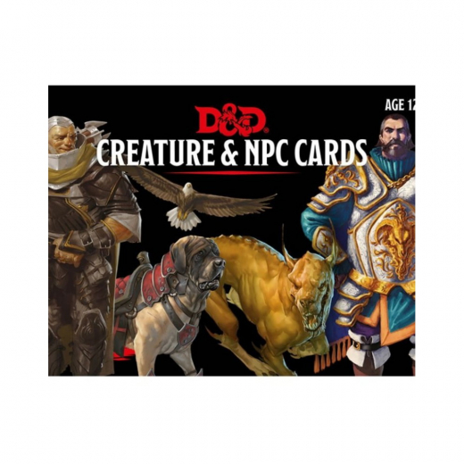 Dungeons & Dragons: Creature & NPC Cards i gruppen SÄLLSKAPSSPEL / Rollspel / Dungeons & Dragons hos Spelexperten (WTCC7641)