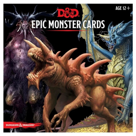 Dungeons & Dragons: Epic Monster Cards i gruppen SÄLLSKAPSSPEL / Rollspel / Dungeons & Dragons hos Spelexperten (WTCC7642)