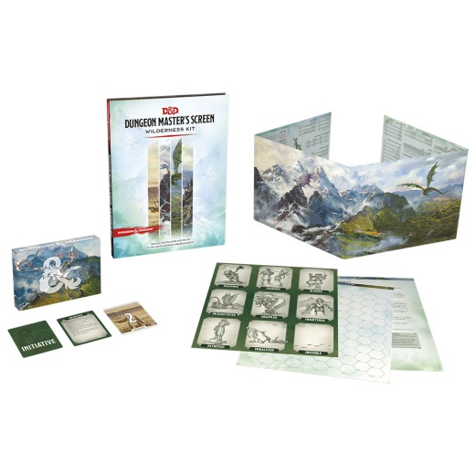 Dungeons & Dragons: DM's Screen & Wilderness Kit i gruppen SÄLLSKAPSSPEL / Rollspel hos Spelexperten (WTCC9185)