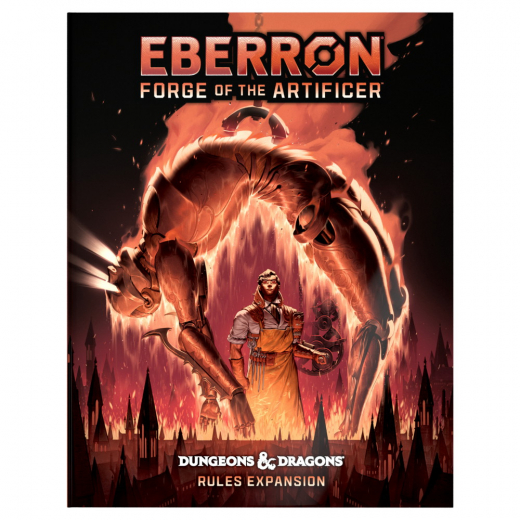 Dungeons & Dragons: Eberron - Forge of the Artificer (Alternate-Art Cover) i gruppen SÄLLSKAPSSPEL / Rollspel / Dungeons & Dragons hos Spelexperten (WTCD5146)