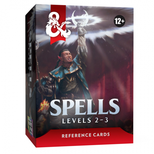 Dungeons & Dragons: Spells Levels 2-3 - Reference Cards i gruppen SÄLLSKAPSSPEL / Rollspel / Dungeons & Dragons hos Spelexperten (WTCD6037)