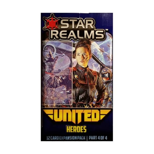 Star Realms: United - Heroes (Exp.) i gruppen SÄLLSKAPSSPEL / Expansioner hos Spelexperten (WWG0181)