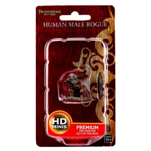 Pathfinder Battles: Human Rogue Male i gruppen  hos Spelexperten (WZK77500)