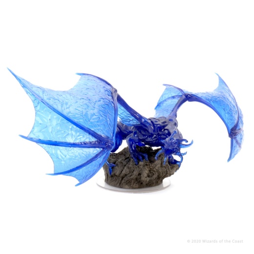 D&D Icons of the Realms: Sapphire Dragon i gruppen SÄLLSKAPSSPEL / Rollspel / Dungeons & Dragons hos Spelexperten (WZK96019)