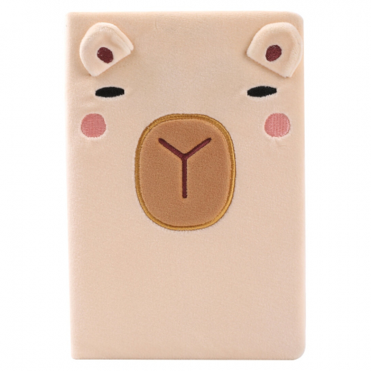 Anteckningsblock Fluffig - Capybara i gruppen LEKSAKER / Skapa & måla / Skriva och Rita / Anteckningböcker hos Spelexperten (XL2052K)