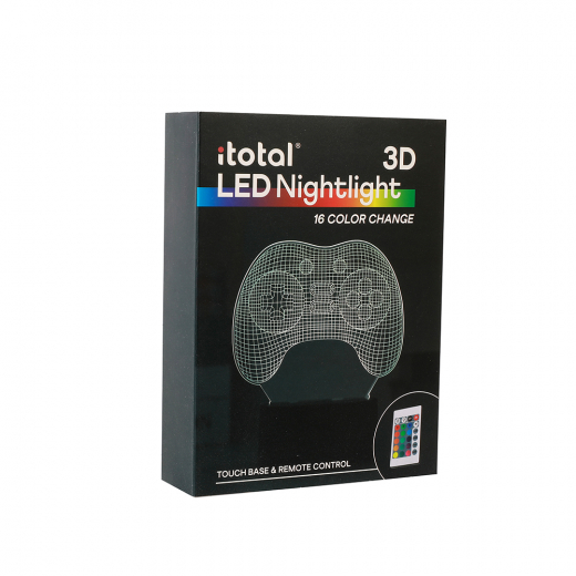 iTotal 3D LED Color Change - Gaming i gruppen LEKSAKER / Inredning / Lampor / Gaming-lampor hos Spelexperten (XL2294)