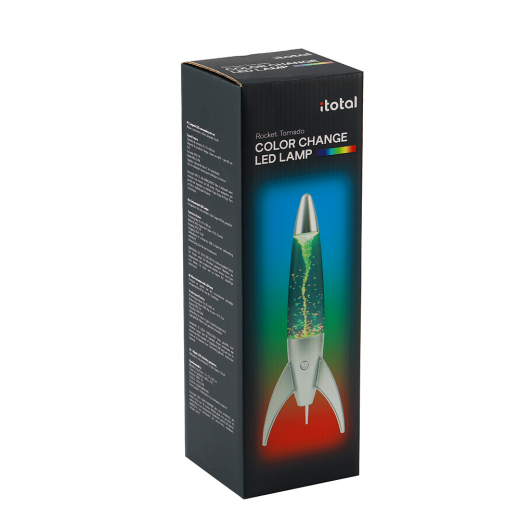 iTotal LED Rocket Tornado - Color Change i gruppen LEKSAKER / Inredning / Lampor / Tornado-Lampor hos Spelexperten (XL2933A)