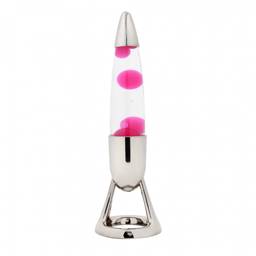 iTotal LED Lava Lamp - Rocket Silver Color Change i gruppen LEKSAKER / Inredning / Lampor / Lava-lampor hos Spelexperten (XL2981)