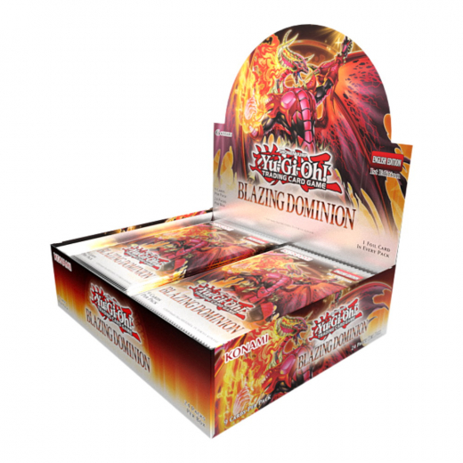 Yu-Gi-Oh! TCG: Blazing Dominion Booster Display i gruppen SÄLLSKAPSSPEL / Kortspel hos Spelexperten (YGO-BLDO-EN-DIS)
