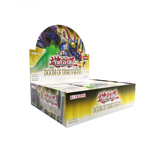 Yu-Gi-Oh! TCG: Doom of Dimensions Booster Display i gruppen SÄLLSKAPSSPEL / Kortspel hos Spelexperten (YGO-DODI-EN-DIS)