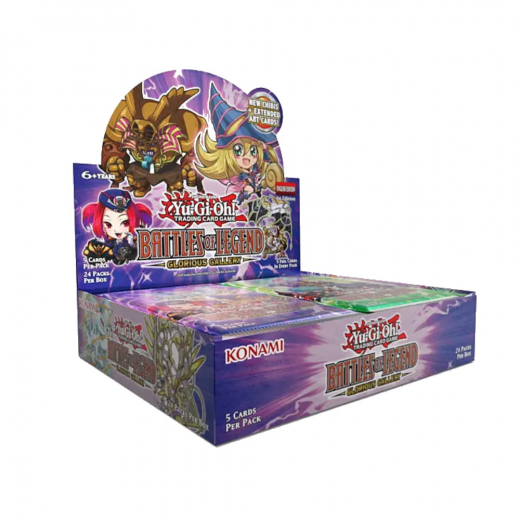 Yu-Gi-Oh! TCG: Battles of Legend - Glorious Gallery Booster Display i gruppen SÄLLSKAPSSPEL / Kortspel hos Spelexperten (YGO-GLGA-EN-DIS)