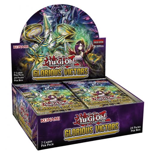 Yu-Gi-Oh! TCG: Glorious Victors Booster Display i gruppen SÄLLSKAPSSPEL / Spelserier / Yu-Gi-Oh! TCG hos Spelexperten (YGO-GLVI-EN-DIS)