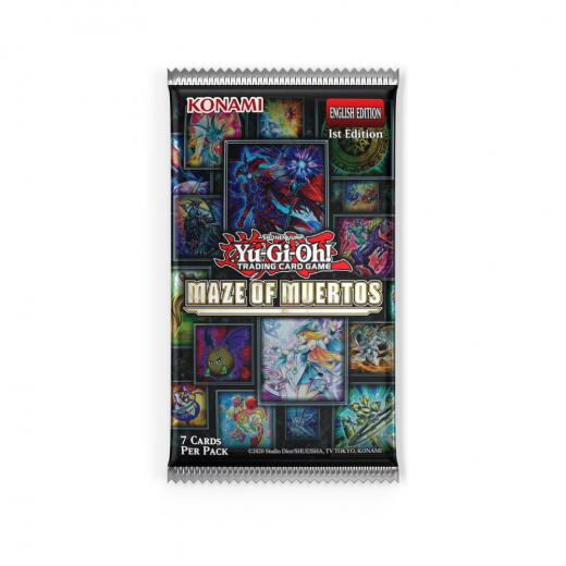 Yu-Gi-Oh! TCG: Maze of Muertos Booster Pack i gruppen SÄLLSKAPSSPEL / Kortspel hos Spelexperten (YGO-MMBD-EN-BOS)