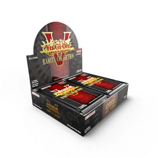 Yu-Gi-Oh! TCG: Rarity Collection V Booster Display i gruppen SÄLLSKAPSSPEL / Kortspel hos Spelexperten (YGO-RCV-DIS)
