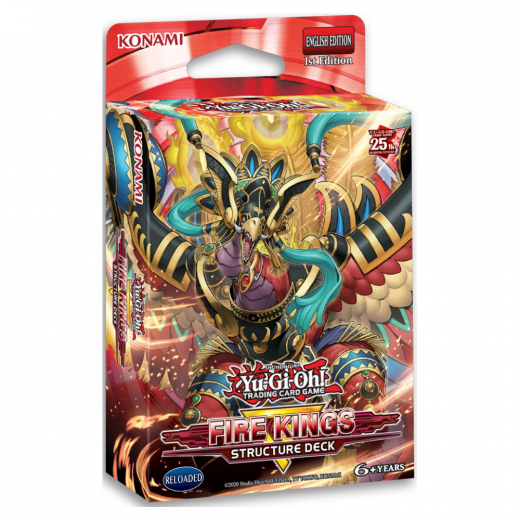 Yu-Gi-Oh! TCG: Structure Deck Fire Kings (Revamped) i gruppen SÄLLSKAPSSPEL / Kortspel hos Spelexperten (YGO-SDFK-EN)