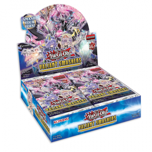 Yu-Gi-Oh! TCG: Valiant Smashers Booster Display i gruppen SÄLLSKAPSSPEL / Kortspel hos Spelexperten (YGO-VASM-EN-DIS)