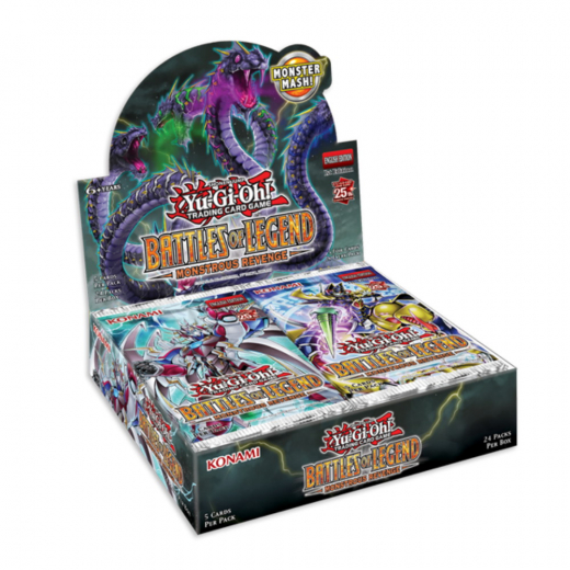 Yu-Gi-Oh! TCG: Battles of Legend: Monstrous Revenge Booster Display i gruppen SÄLLSKAPSSPEL / Kortspel hos Spelexperten (YGO470-9-DIS)