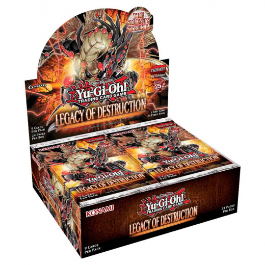 Yu-Gi-Oh! TCG: Legacy of Destruction Booster Display i gruppen SÄLLSKAPSSPEL / Kortspel hos Spelexperten (YGO472-1-DIS)