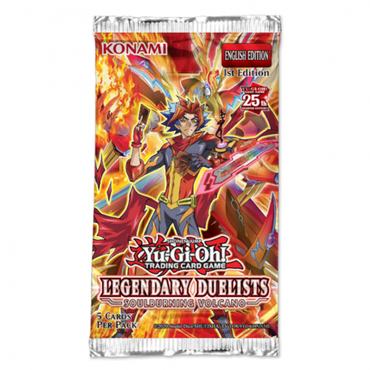 Yu-Gi-Oh! TCG: Legendary Duelists - Soulburning Volcano Booster Pack i gruppen SÄLLSKAPSSPEL / Kortspel hos Spelexperten (YGO494-5-BOS)