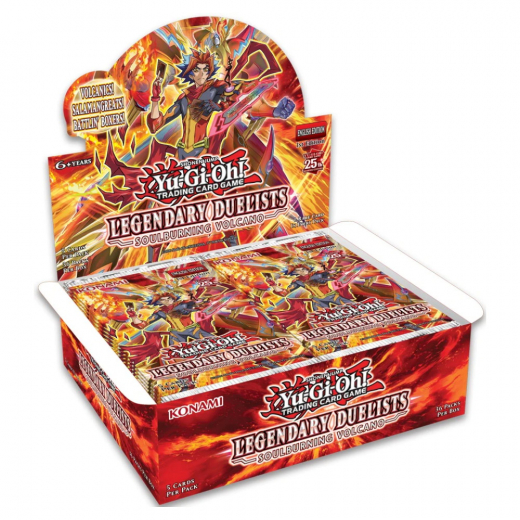 Yu-Gi-Oh! TCG: Legendary Duelists - Soulburning Volcano Booster Display i gruppen SÄLLSKAPSSPEL / Kortspel hos Spelexperten (YGO494-5-DIS)