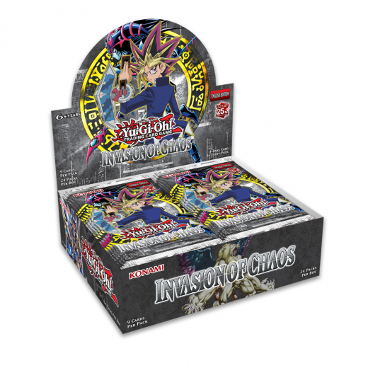 Yu-Gi-Oh! TCG: 25th Anniversary Edition - Invasion of Chaos Booster Display i gruppen SÄLLSKAPSSPEL / Kortspel hos Spelexperten (YGO653-6-DIS)