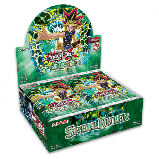 Yu-Gi-Oh! TCG: 25th Anniversary Edition - Spell Ruler Booster Display i gruppen SÄLLSKAPSSPEL / Kortspel hos Spelexperten (YGO673-4-DIS)