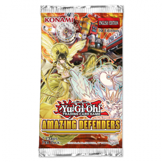 Yu-Gi-Oh! TCG: Amazing Defenders Booster Pack i gruppen SÄLLSKAPSSPEL / Kortspel hos Spelexperten (YGO823-1-BOS)