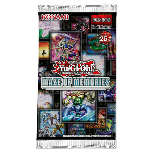 Yu-Gi-Oh! TCG: Maze of Memories Booster Pack i gruppen SÄLLSKAPSSPEL / Kortspel hos Spelexperten (YGO847-7-BOS)