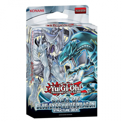 Yu-Gi-Oh! TCG: Structure Deck Saga of Blue-Eyes White Dragon i gruppen SÄLLSKAPSSPEL / Kortspel hos Spelexperten (YGO980-1)