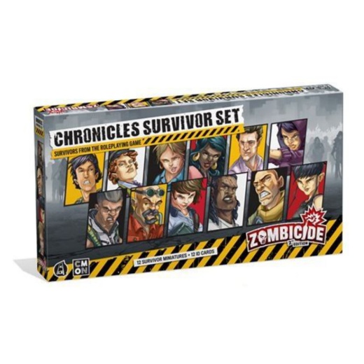 Zombicide 2nd Ed: Chronicles Survivor Set (Exp.) i gruppen SÄLLSKAPSSPEL / Expansioner hos Spelexperten (ZCD005)