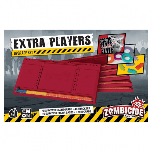 Zombicide 2nd Ed: Extra Players Upgrade (Exp.) i gruppen SÄLLSKAPSSPEL / Expansioner hos Spelexperten (ZCD008)